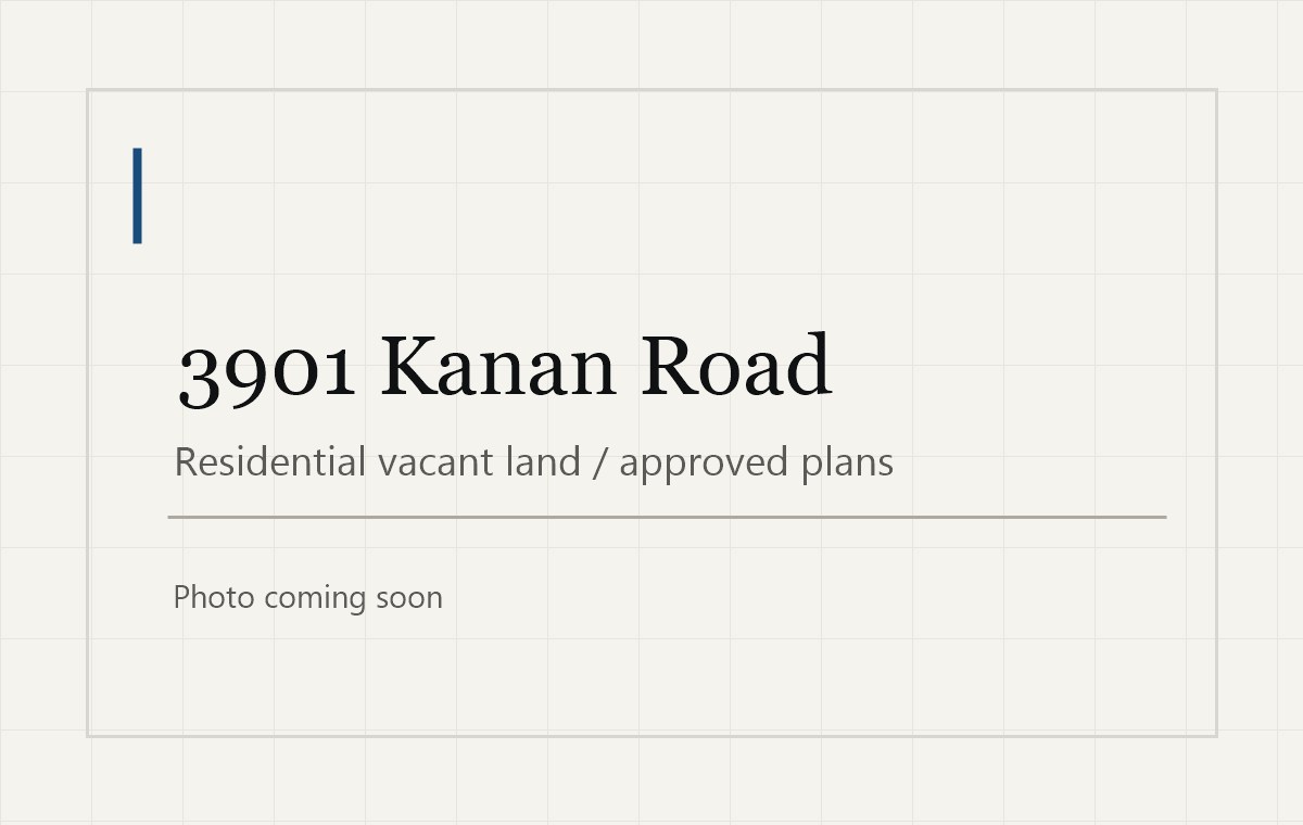 3901 Kanan Road property